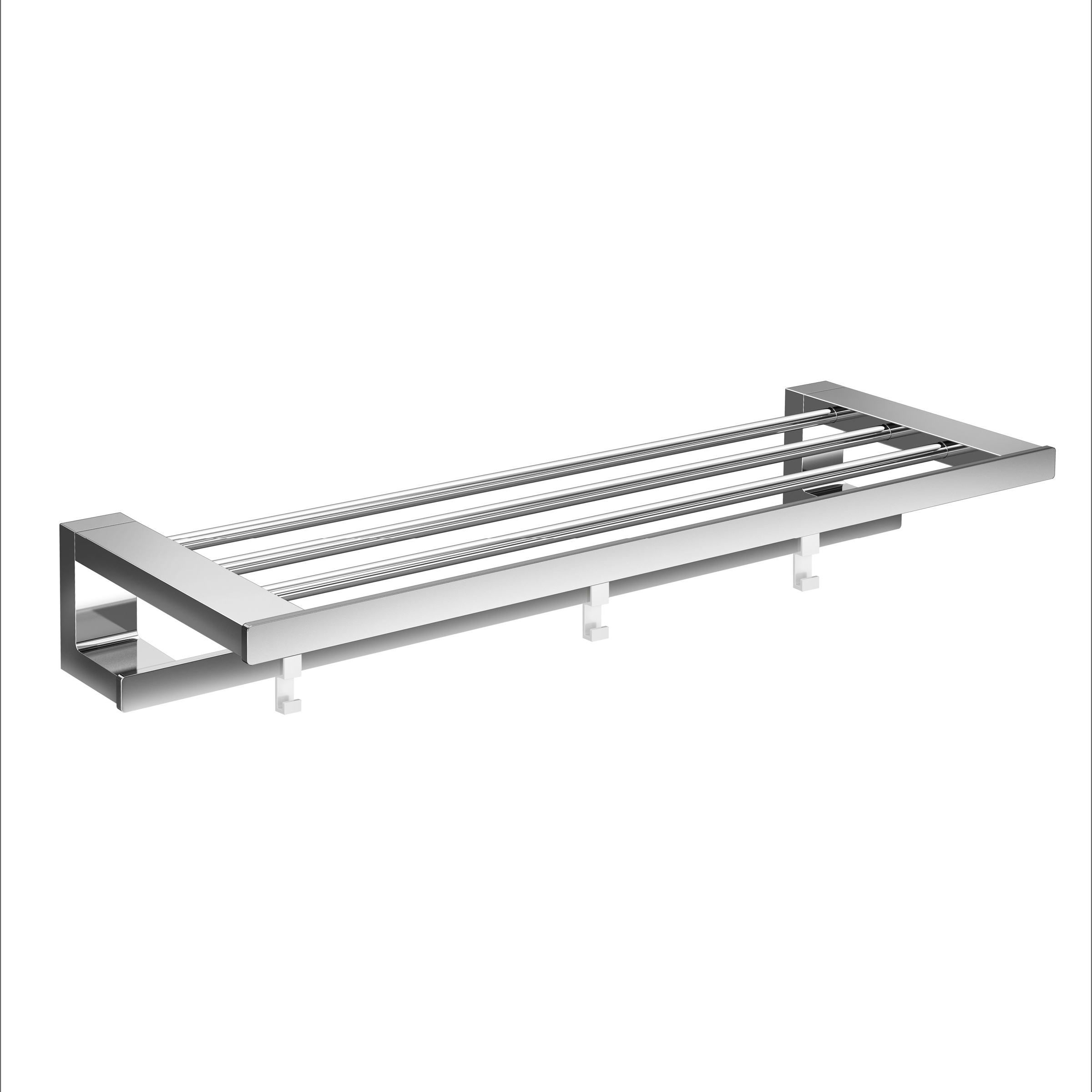 emco loft Badetuchablage, 600 mm, 3 Haken, chrom