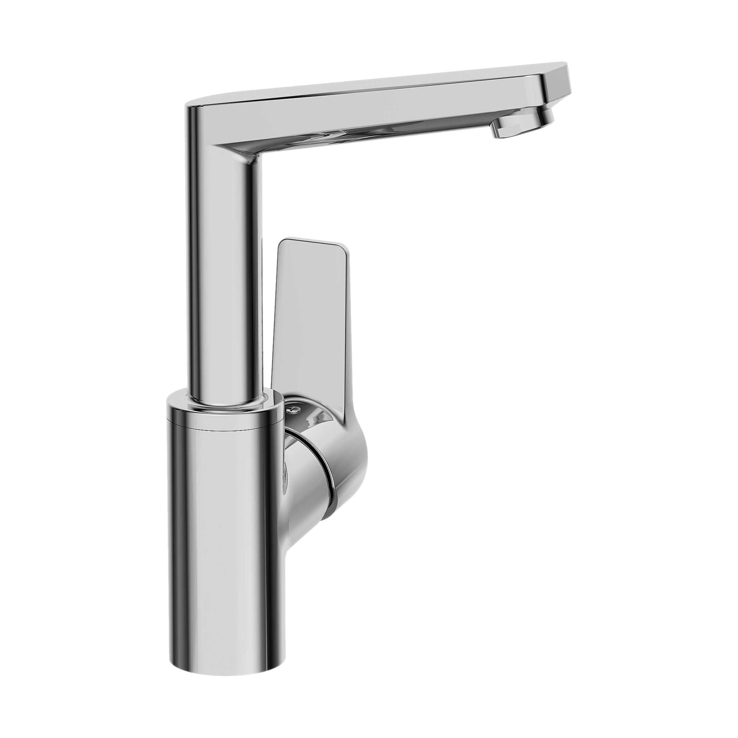 Hansa Twist Waschtisch-Einhand-Einlochbatterie, ohne Ablaufgarnitur, chrom