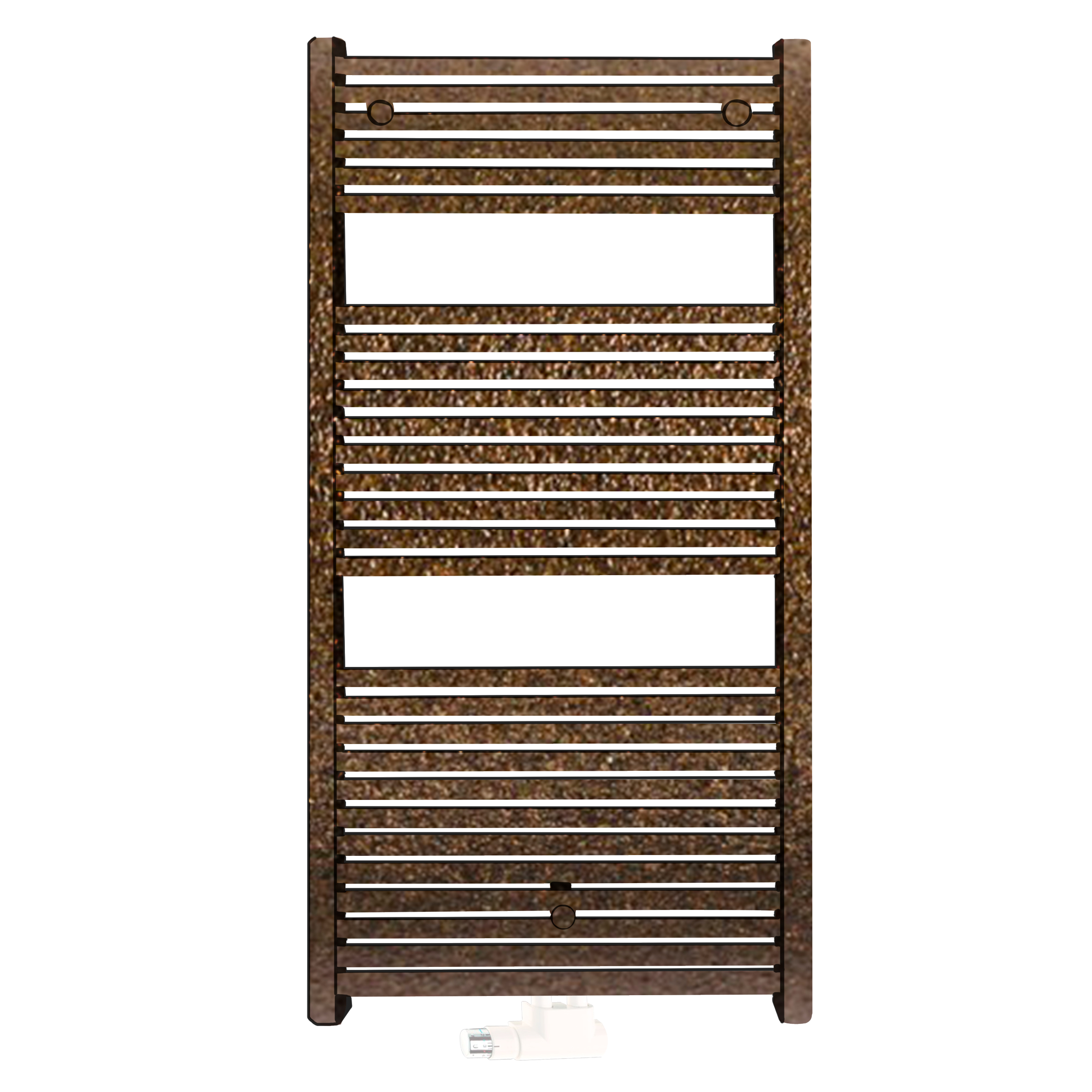 DK Heizkörper Lanzarote Epoxi, Mittela. H1318mm B1000mm T100mm, edel braun