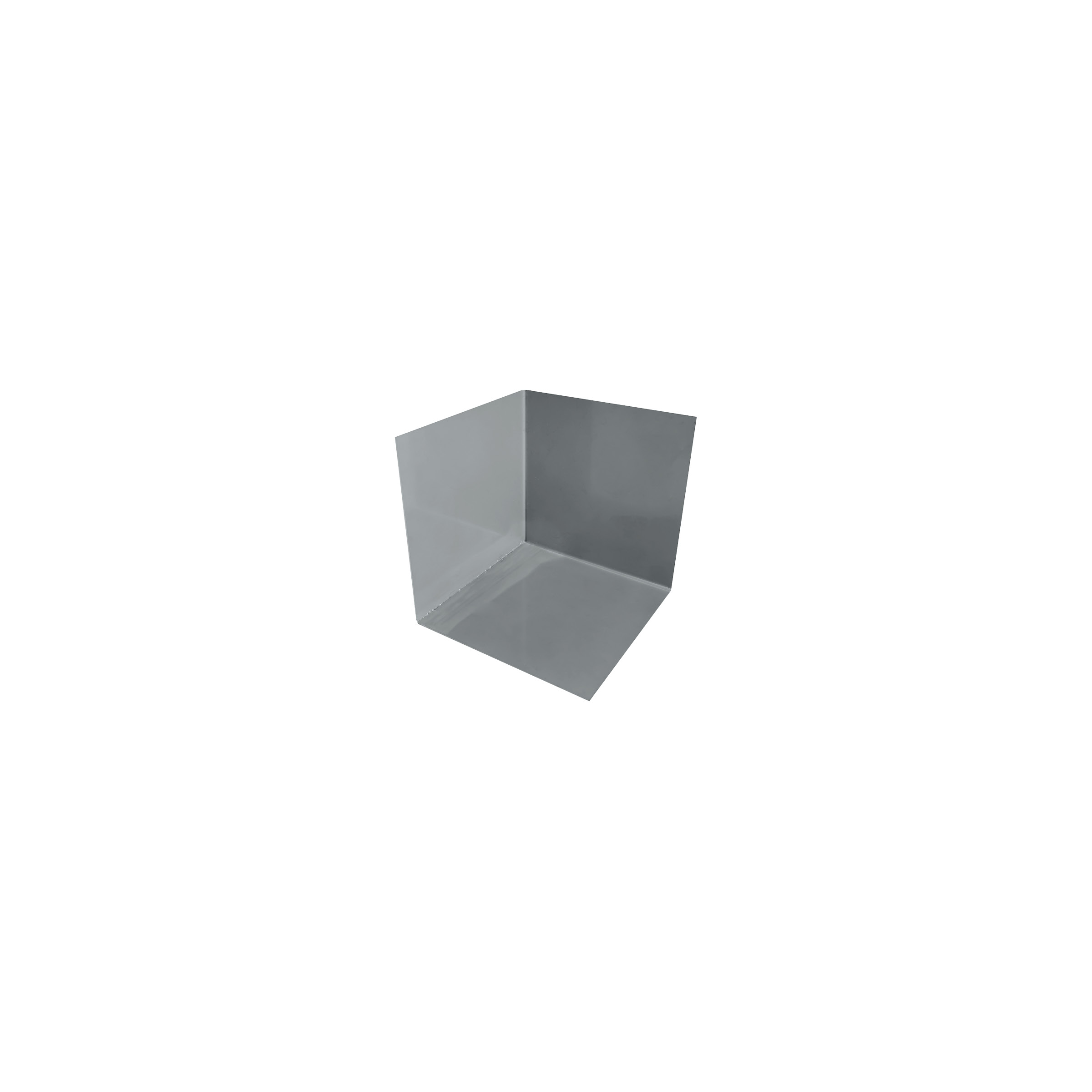 DK Abdichten - Edelstahl Innenecke, V2A Blech 100x100x100mm