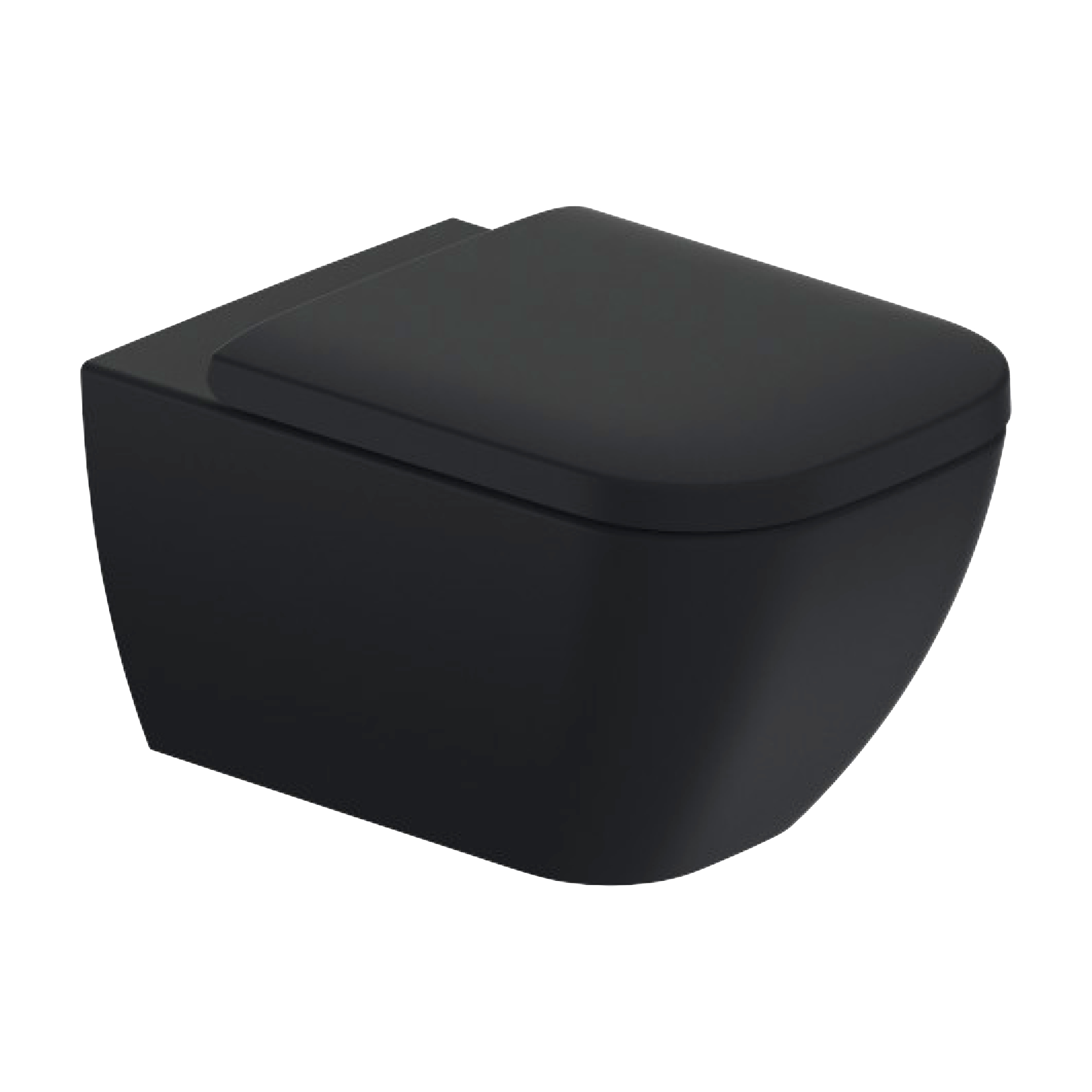 Duravit Happy D.2 Wand-WC Rimless® Anthrazit, 365x540mm, inkl. Durafix-Befestigung