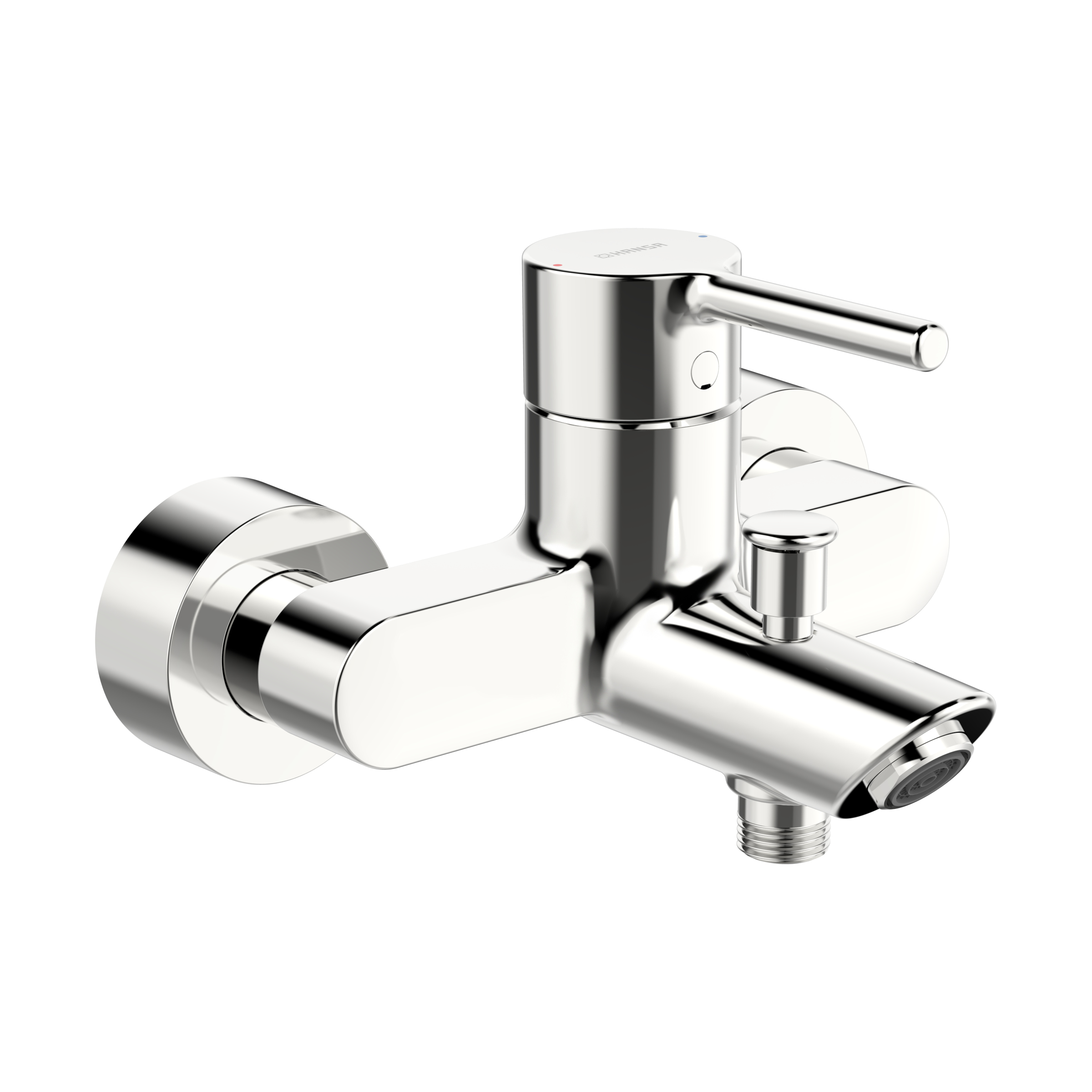 Hansa Einhand-Wannen-Batterie Aufputz, Hansavantis Style 5244, verchromt