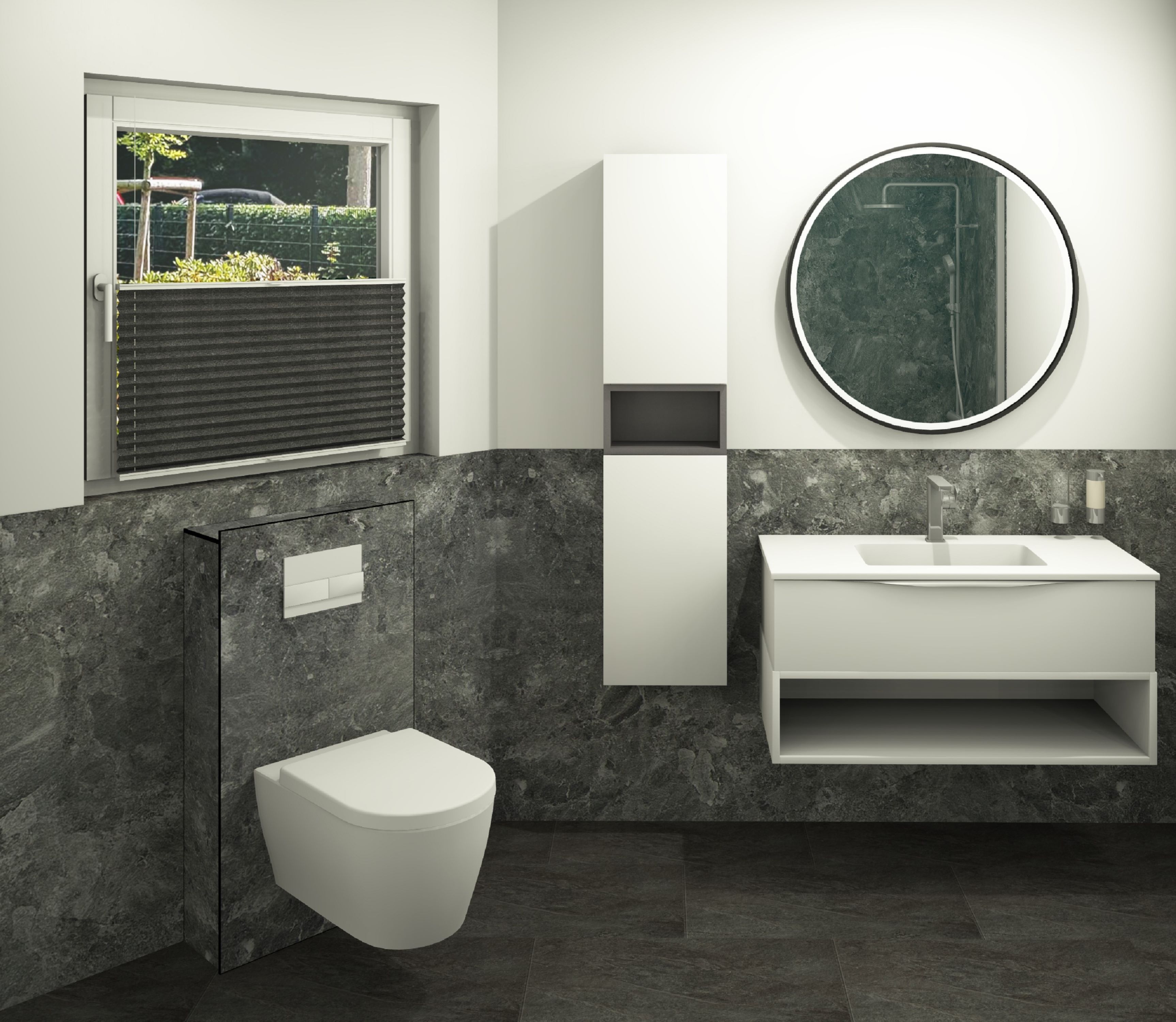 DK WC-Haube 1.030x540 mm für, TECE Vorwandmodul 980x500, Conca Save
