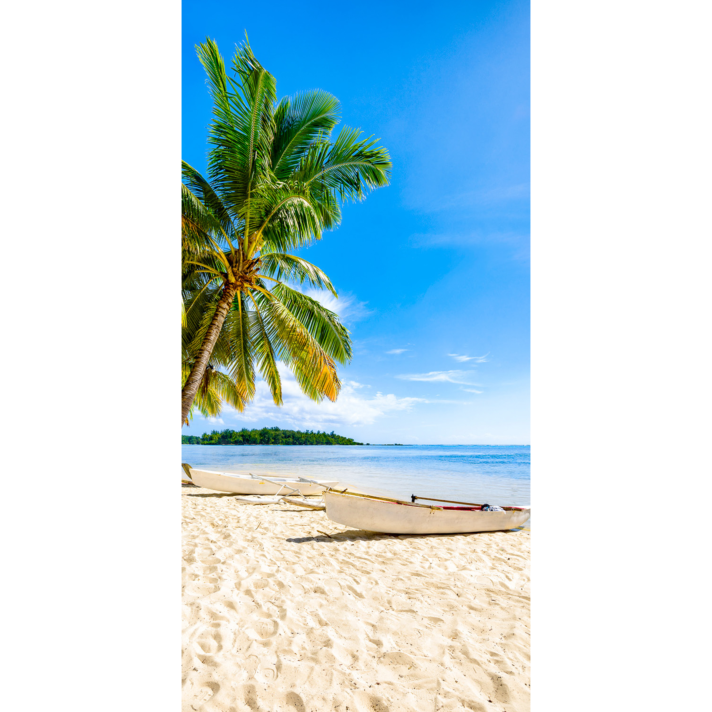 DK Rückwand Flat E Traumstrand matt, 2550x1250x3mm Dekor: einseitig