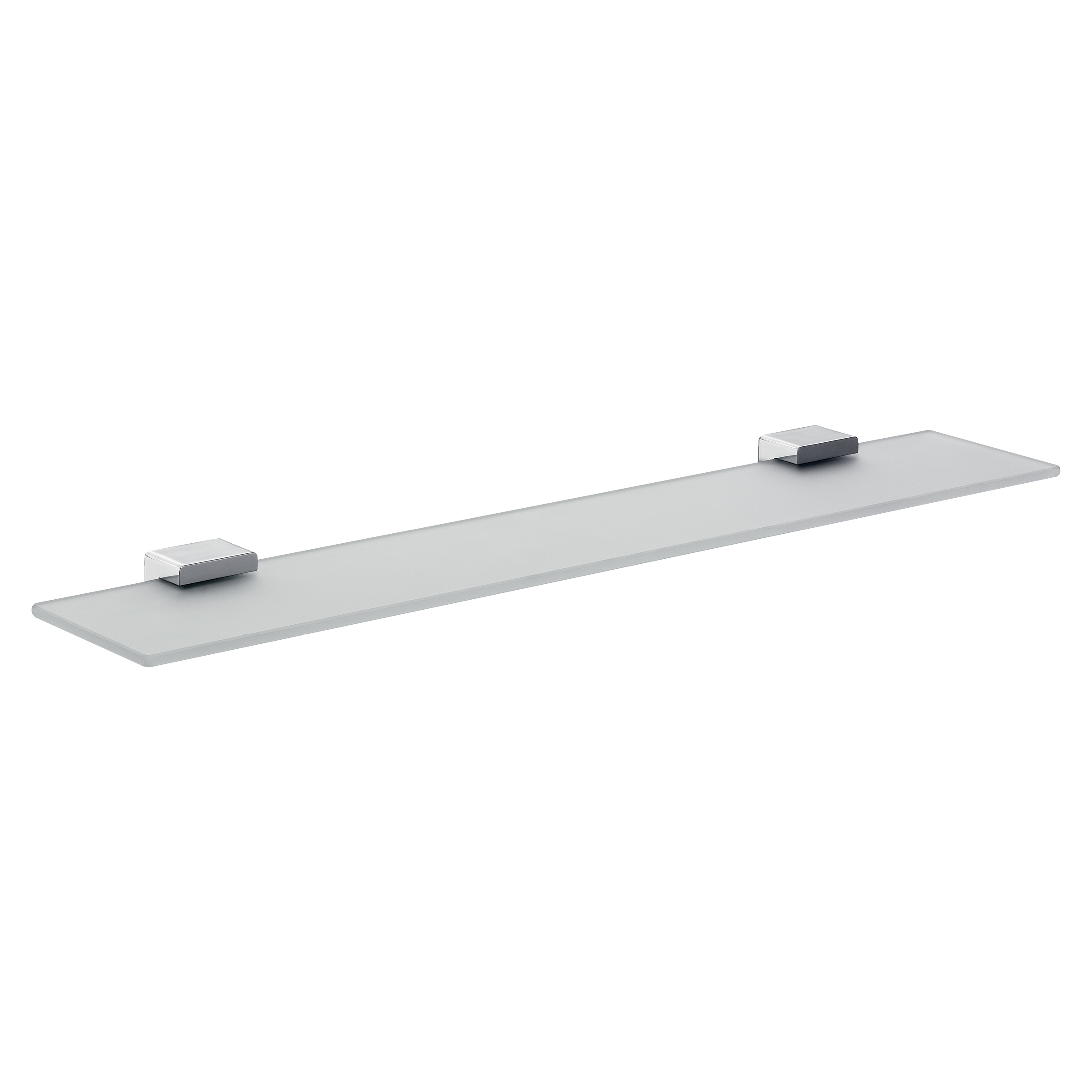 emco loft Ablage, Glasteil satiniert, 600 mm, chrom
