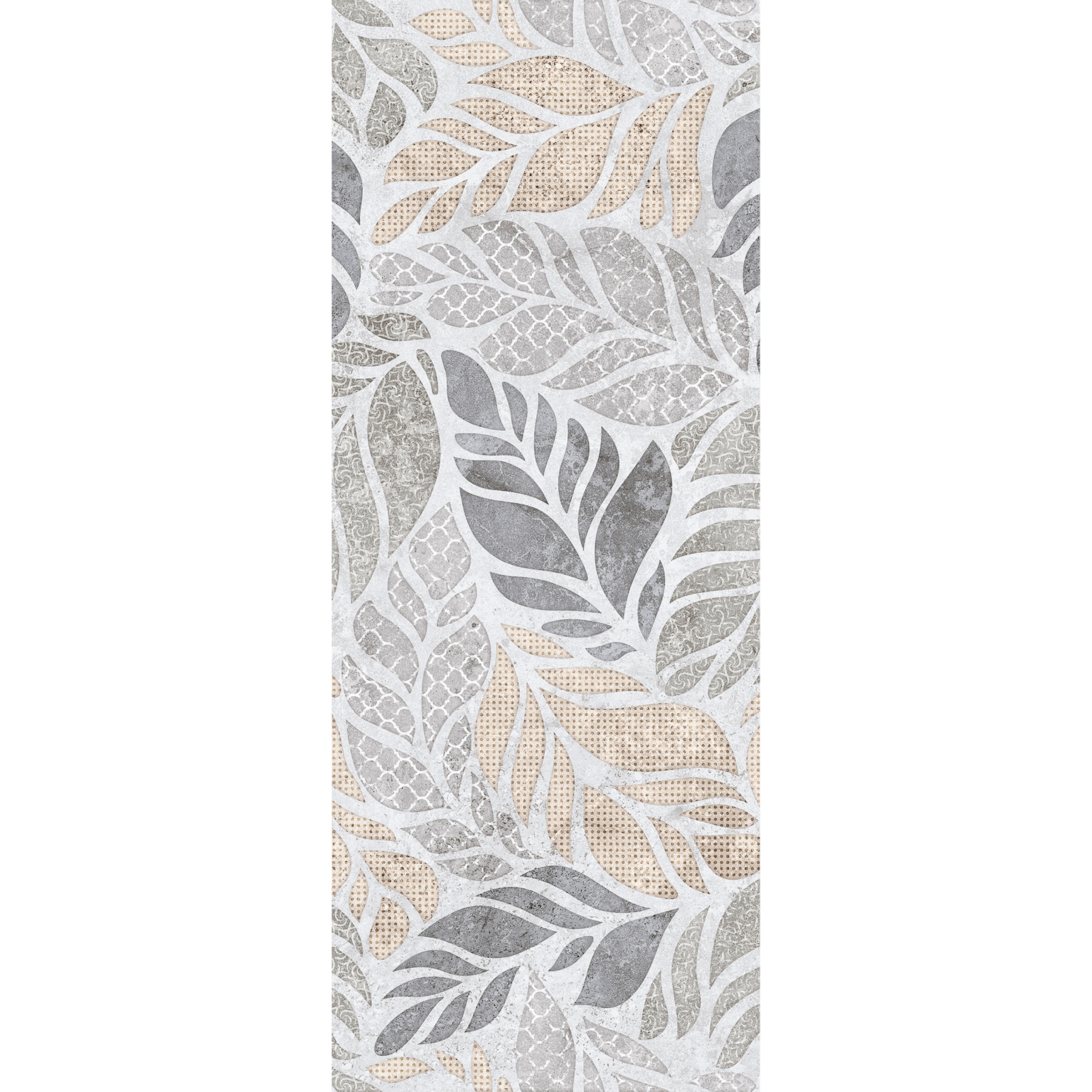 DK Rückwand Flat E Grunge Floral matt, 2550x1000x3mm Dekor: einseitig