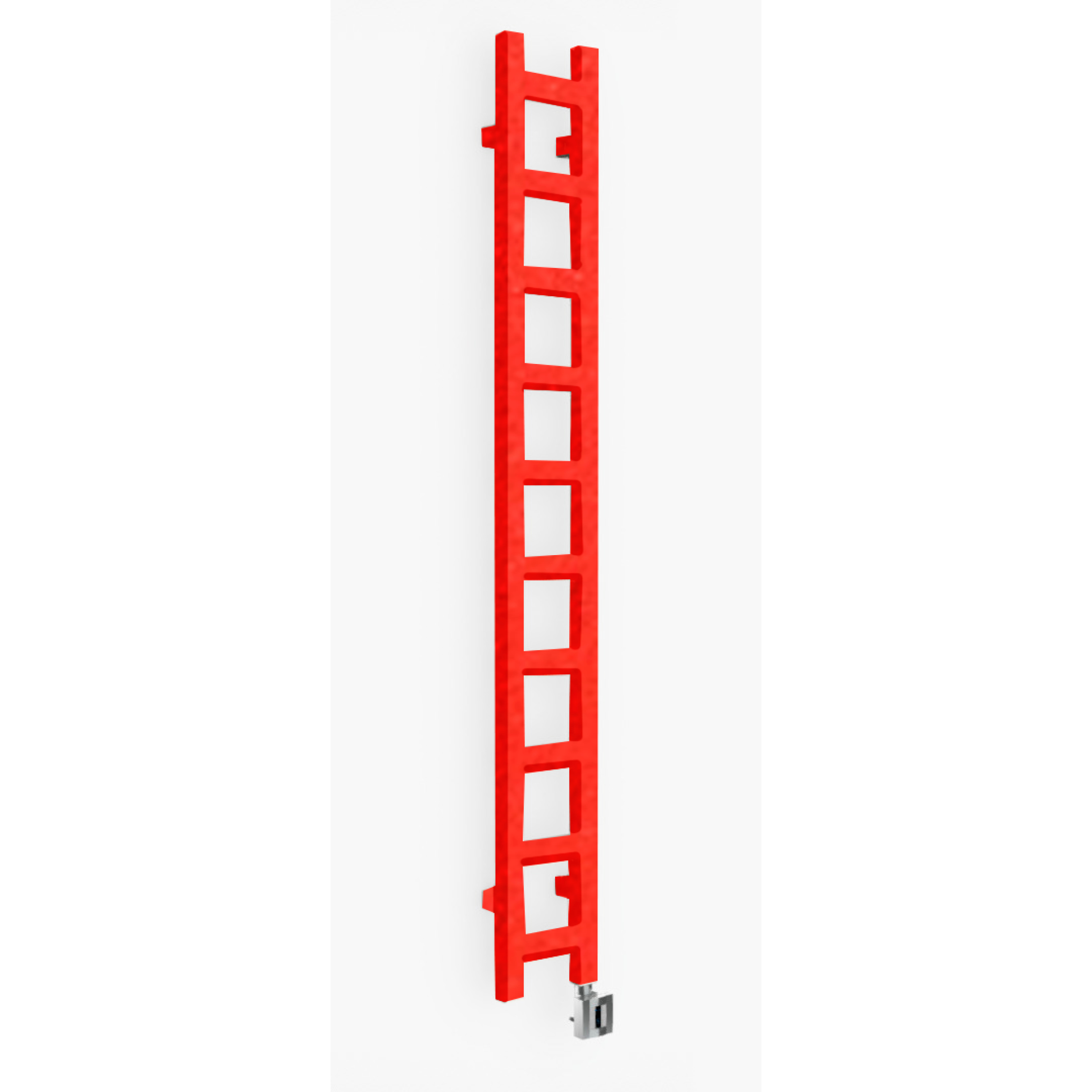 DK Badheizkörper Santa Epoxi, Standarda. H1600mm B200mm T80mm, rot met.