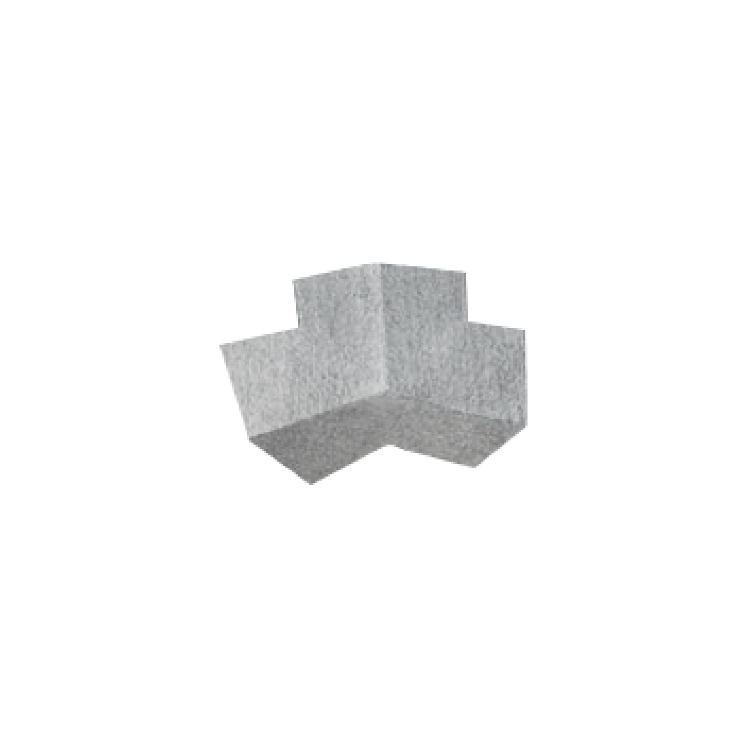 DK Wasserdichte selbstklebende Außenecke, 135x135x75mm, grau