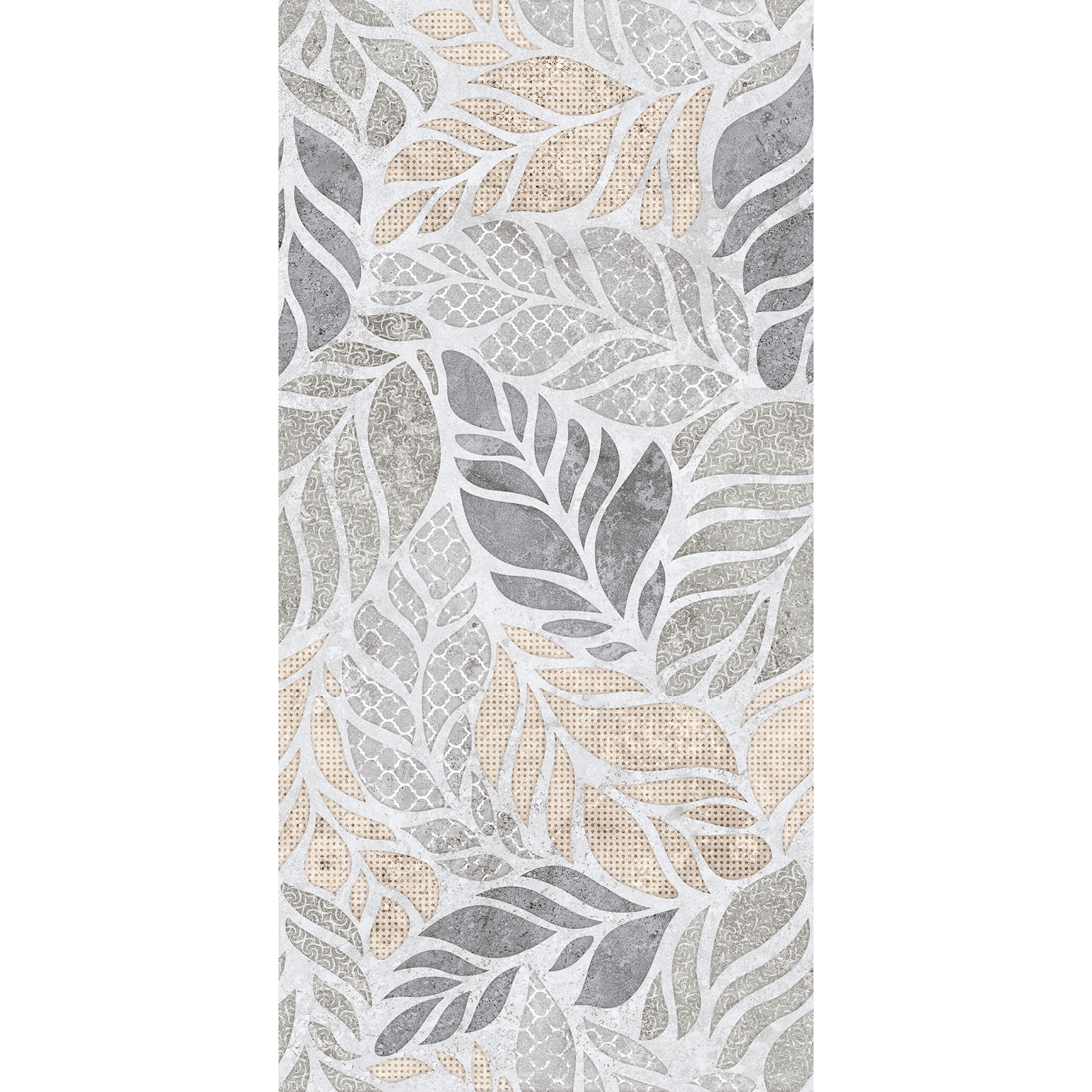 DK Rückwand Flat E Grunge Floral matt, 2550x1250x3mm Dekor: einseitig