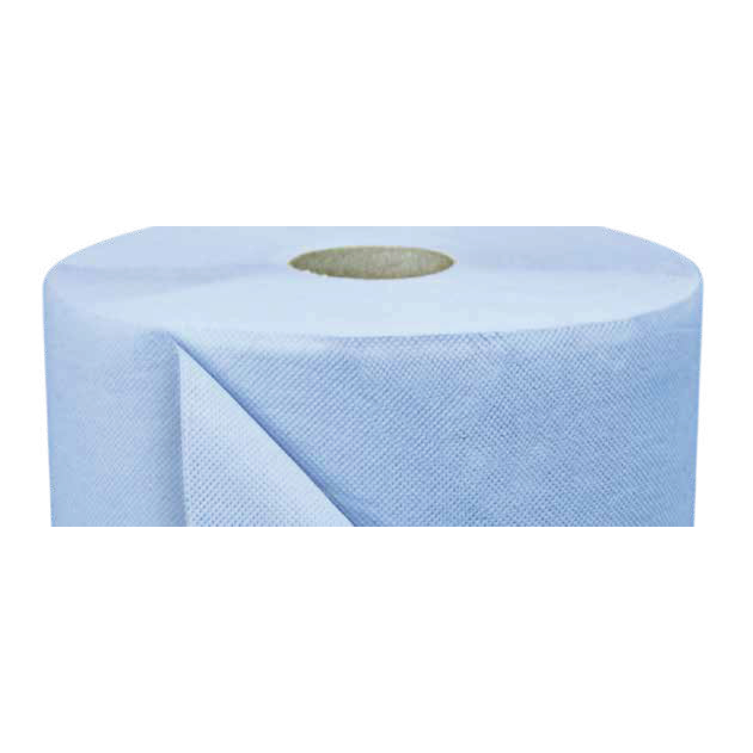DK Putzpapier, Rolle, 1000 Tücher, 3-lagig, 38x36 cm, blau, 100% Zellstoff