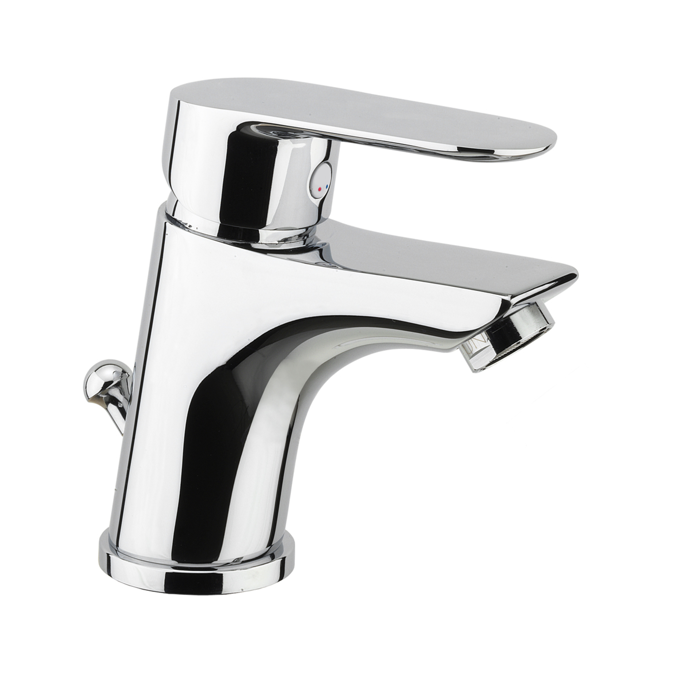 DK Serie 255 Waschtisch-Einlochbatterie, medium, chrom