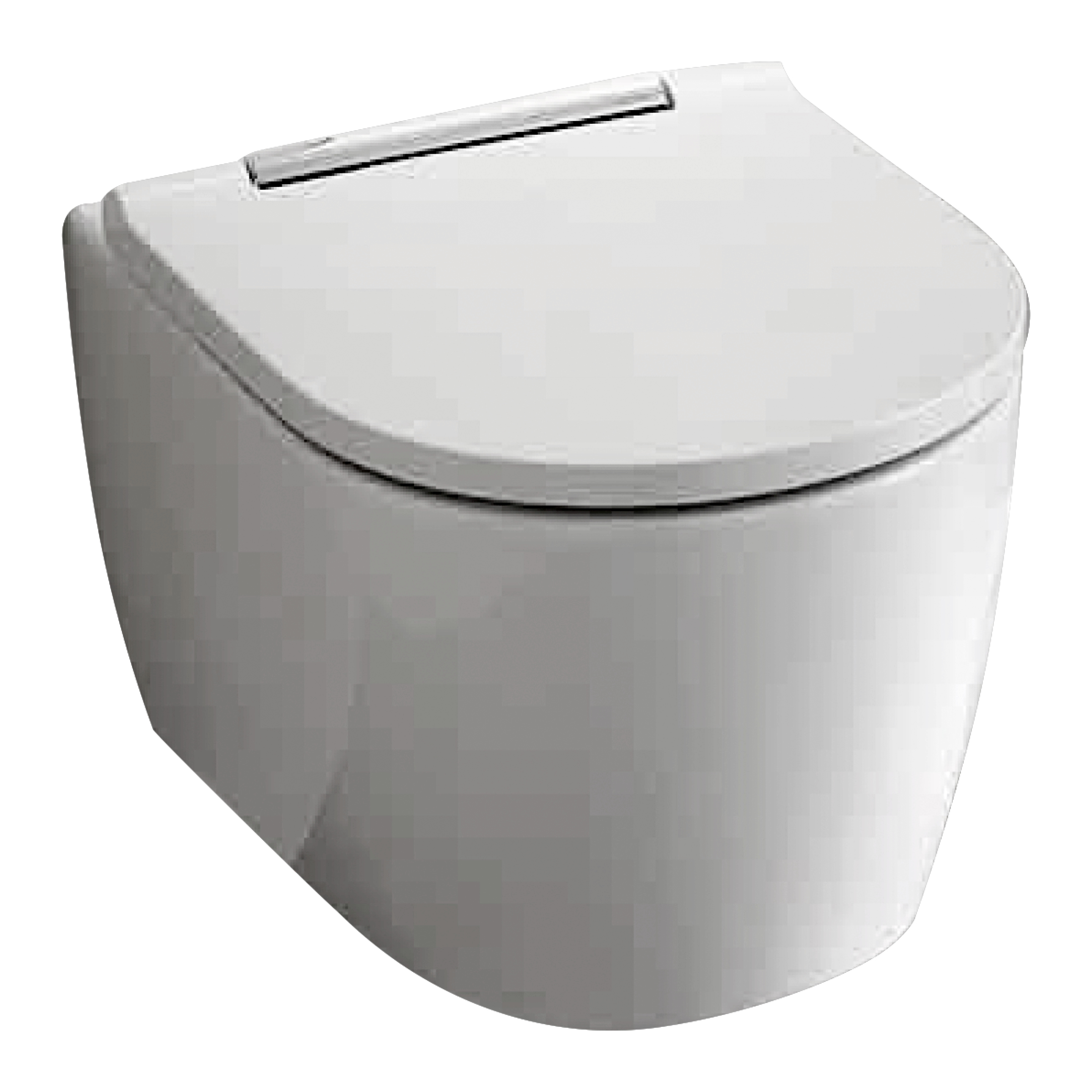 Geberit Wand-Tiefspül-WC ONE Set, weiß, spülrandlos, 370 x 540 mm