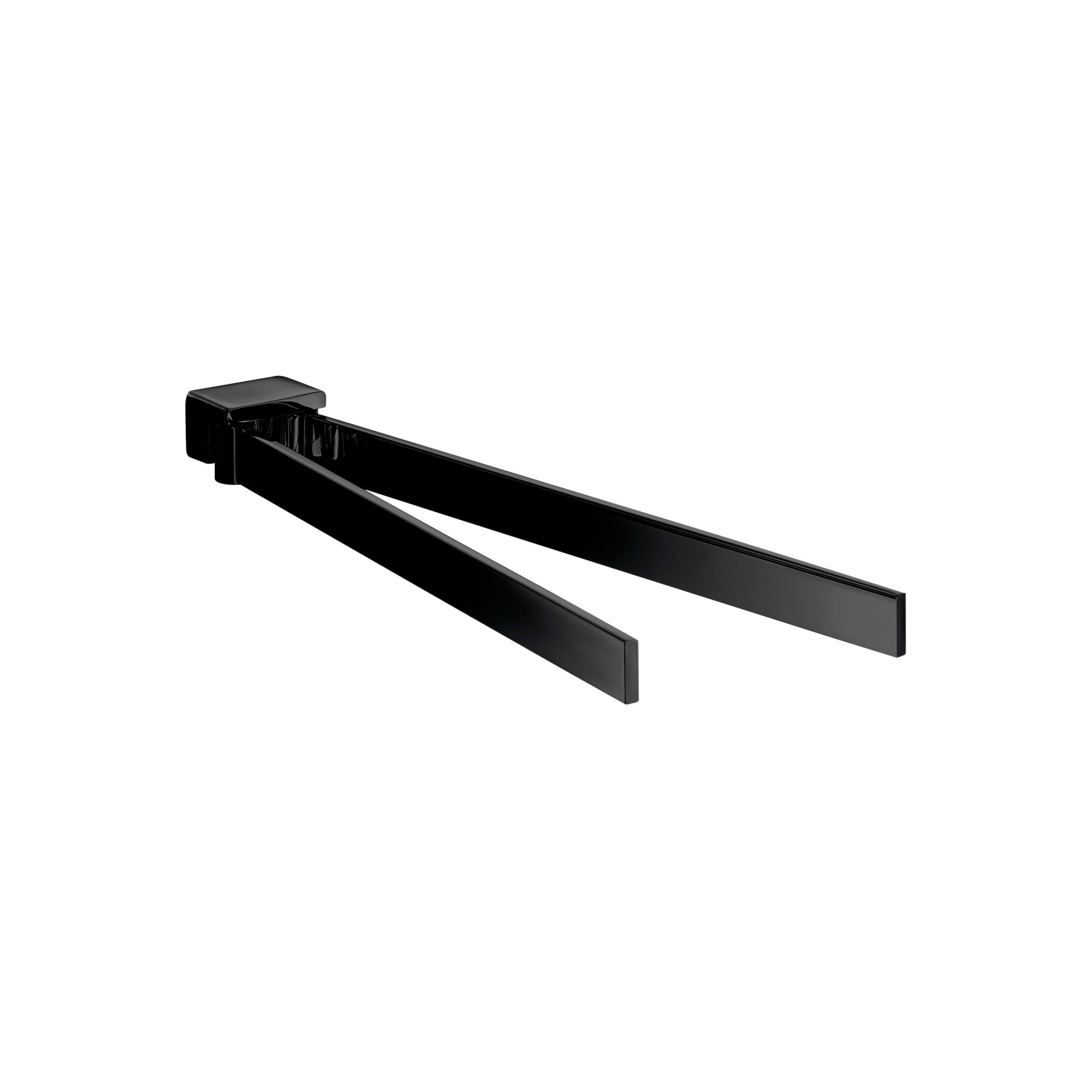 emco loft Handtuchhalter schwenkbar, 2-armig, 410 mm, schwarz