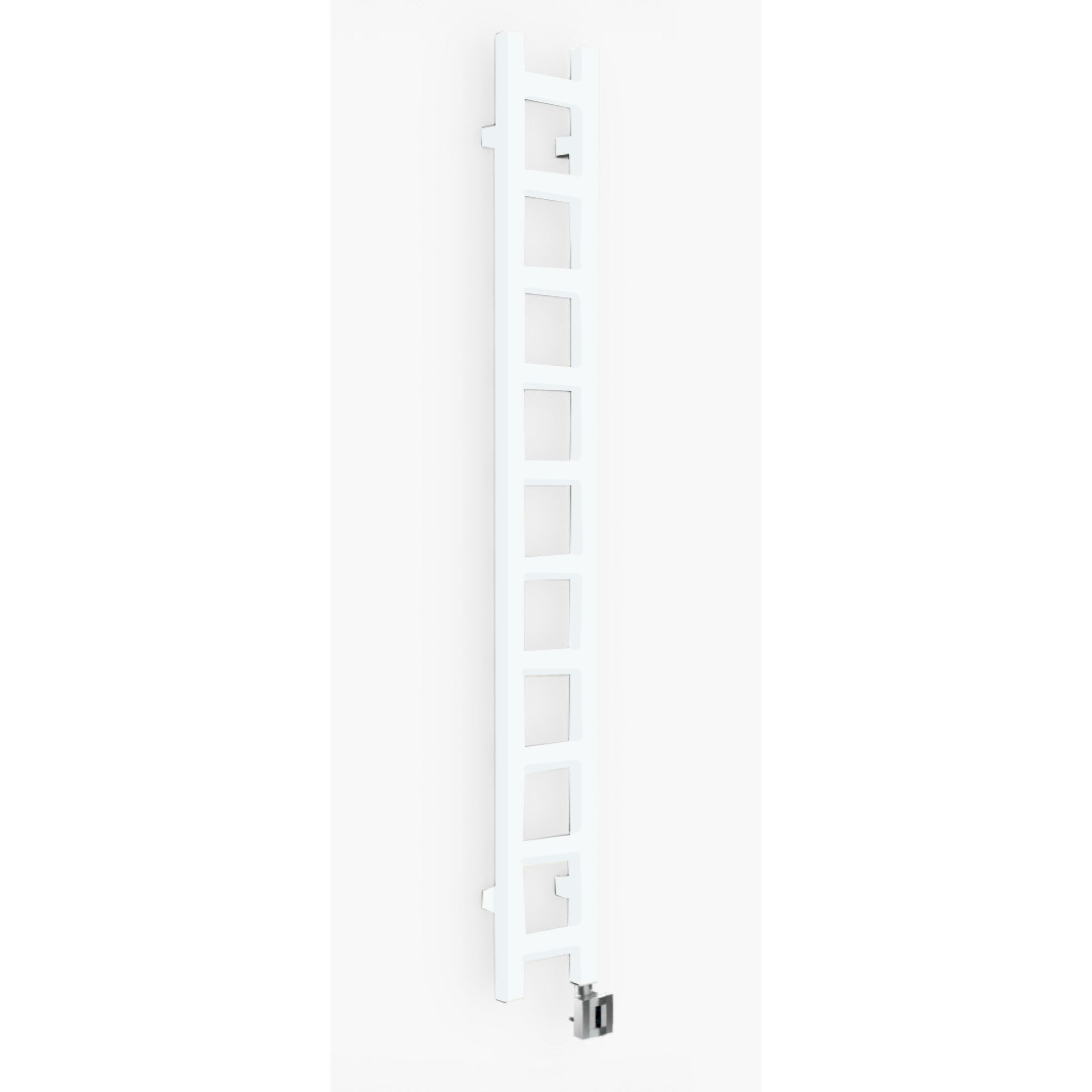 DK Badheizkörper Santa Epoxi, Standarda. H1280mm B200mm T80mm, weiss