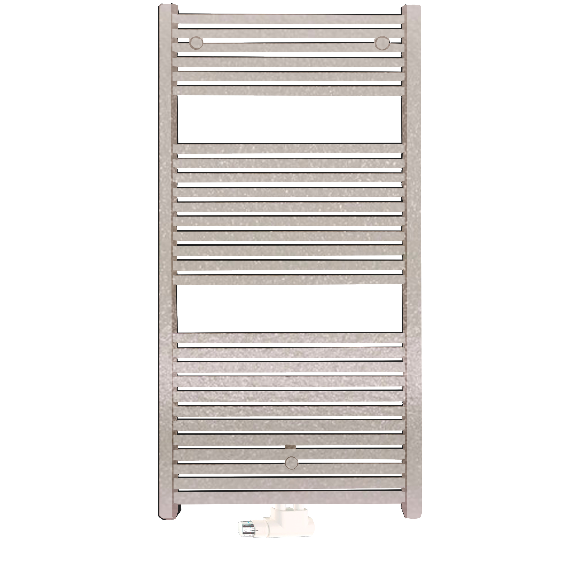 DK Heizkörper Lanzarote Epoxi, Mittela. H1318mm B1000mm T100mm, beige met.