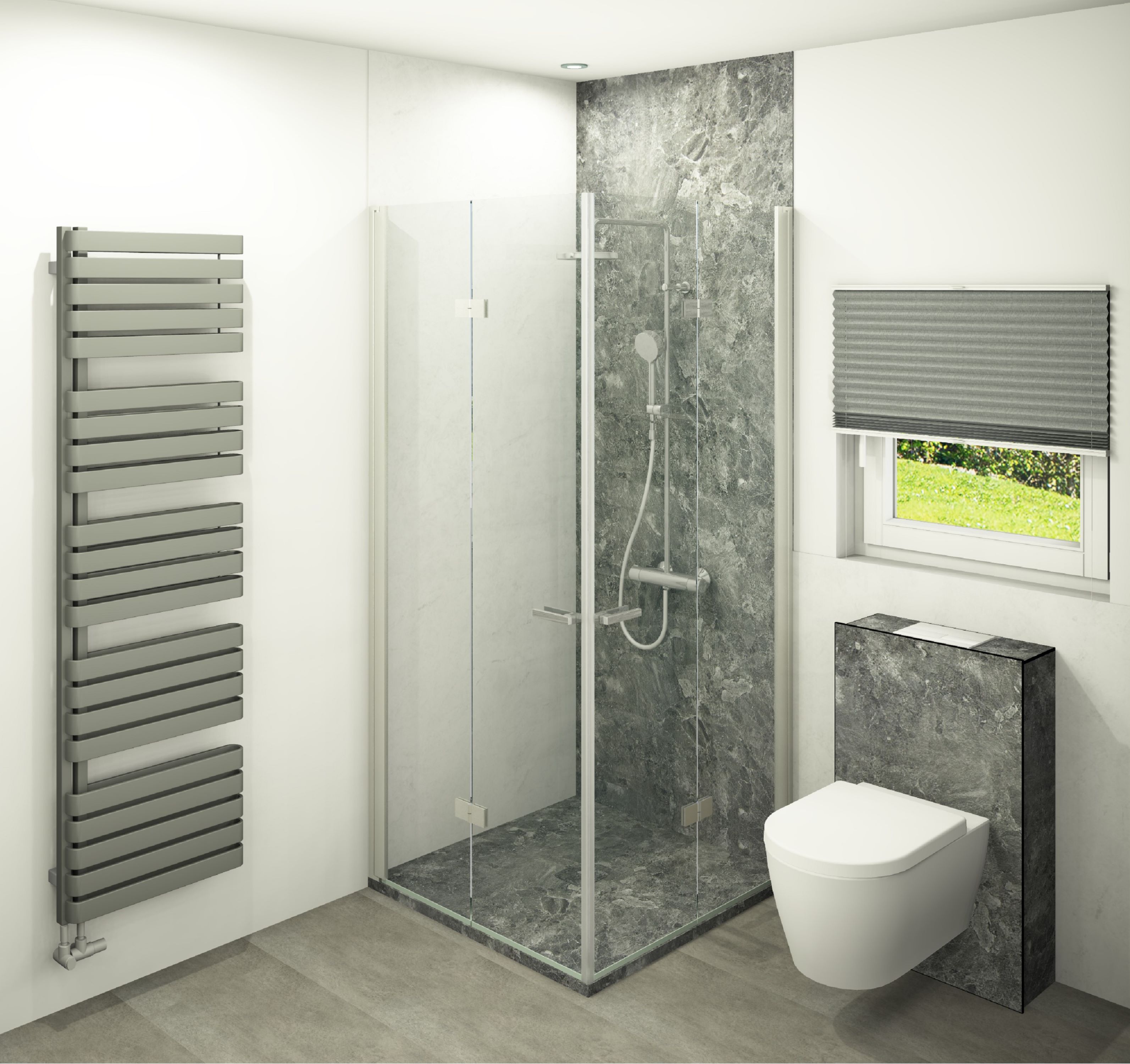 DK WC-Haube 870x540 mm (Front / Oben) für, TECE Vorwandmodul 820x500, Conca Save