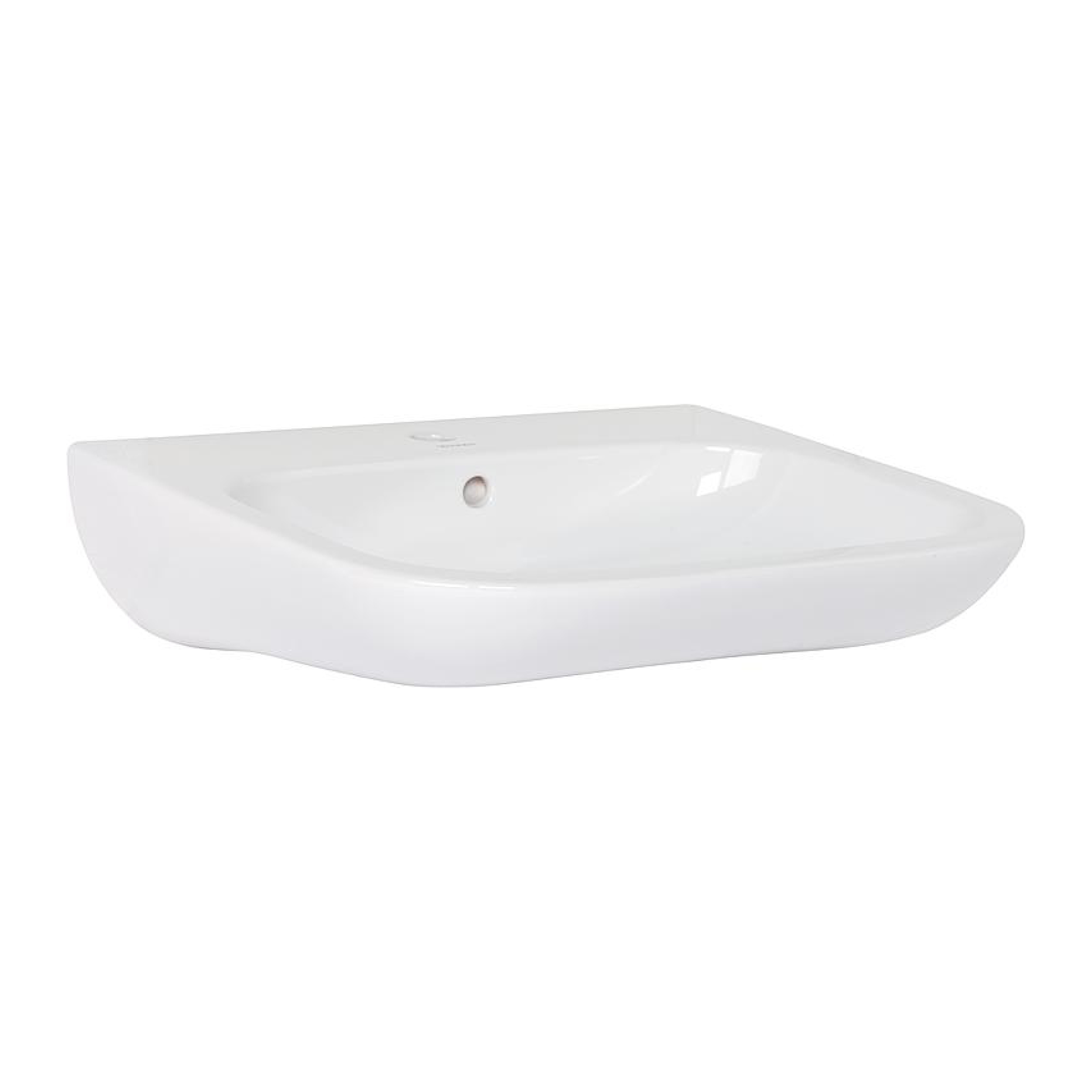 Duravit 1-Loch Waschtisch D-Code Vital, 600x555mm , weiß, m.Überlauf, o.Befestigung, Barrierefrei