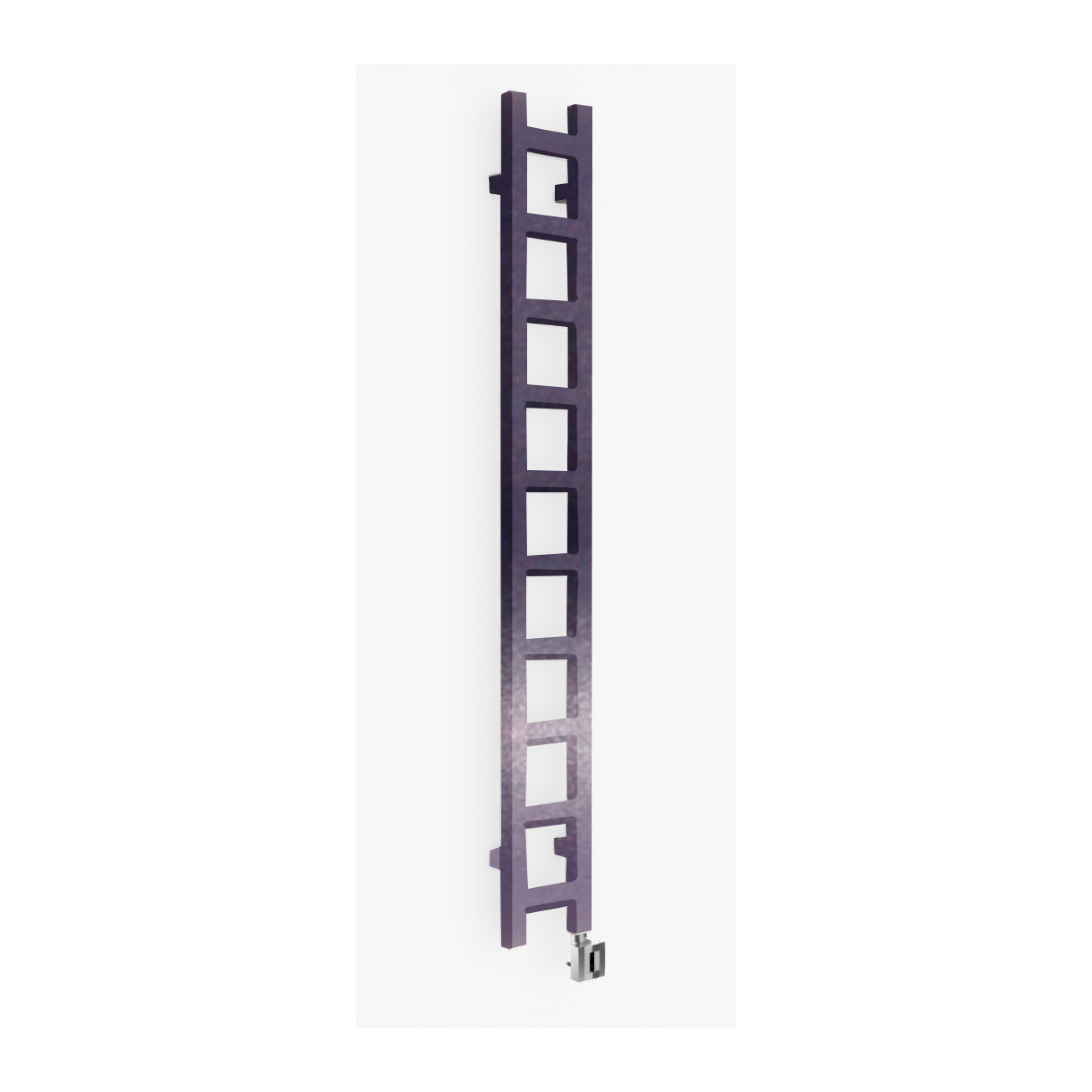 DK Badheizkörper Santa Epoxi, Standarda. H1280mm B200mm T80mm, Blaubeeren