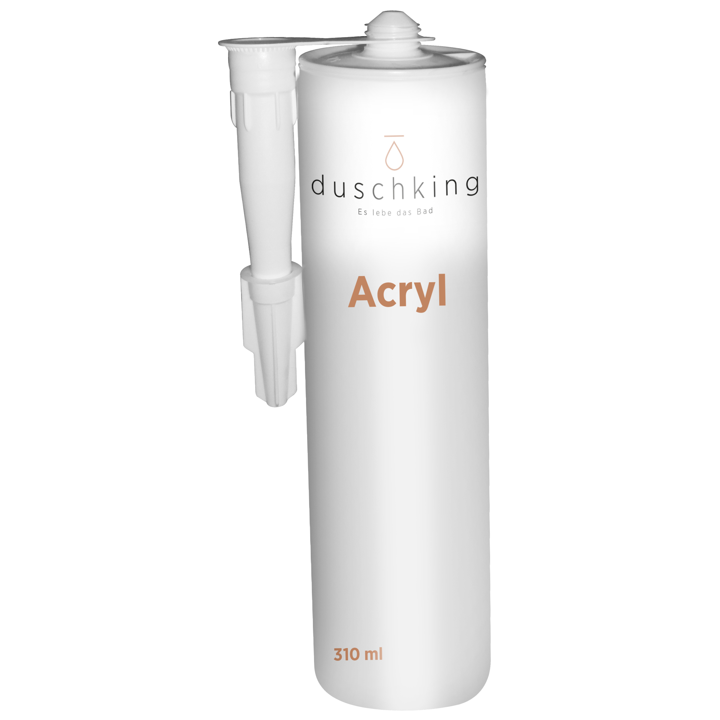 DK Acryl Farbe: weiß, 310 ml Kartusche