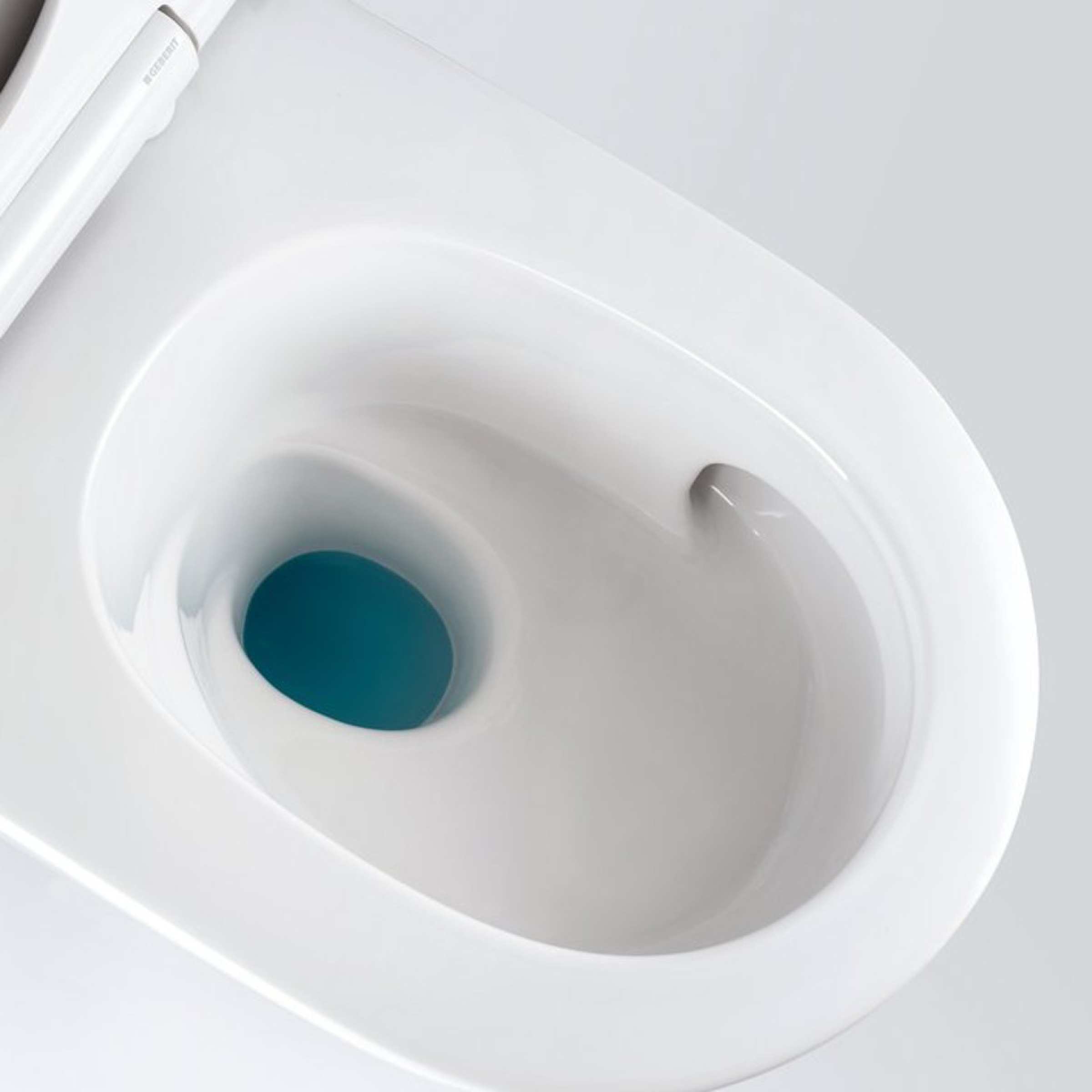 Geberit Wand-Tiefspül-WC ONE Set, weiß, spülrandlos, 370 x 540 mm